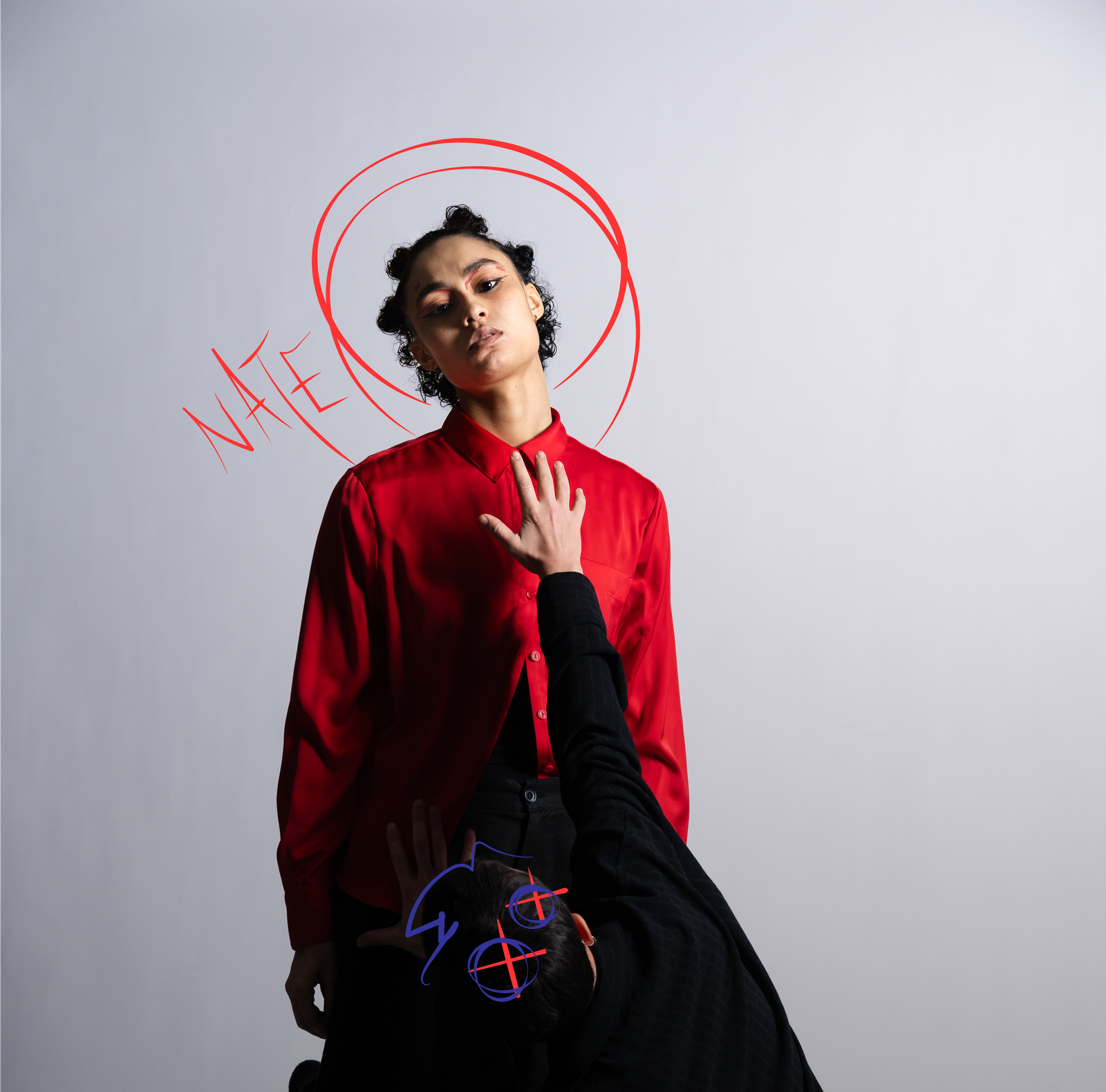 Repertoire: Poster van de laatste onderzoeksfase van To Relinquish, een dansvoorstelling over de innerlijke wereld van Nate